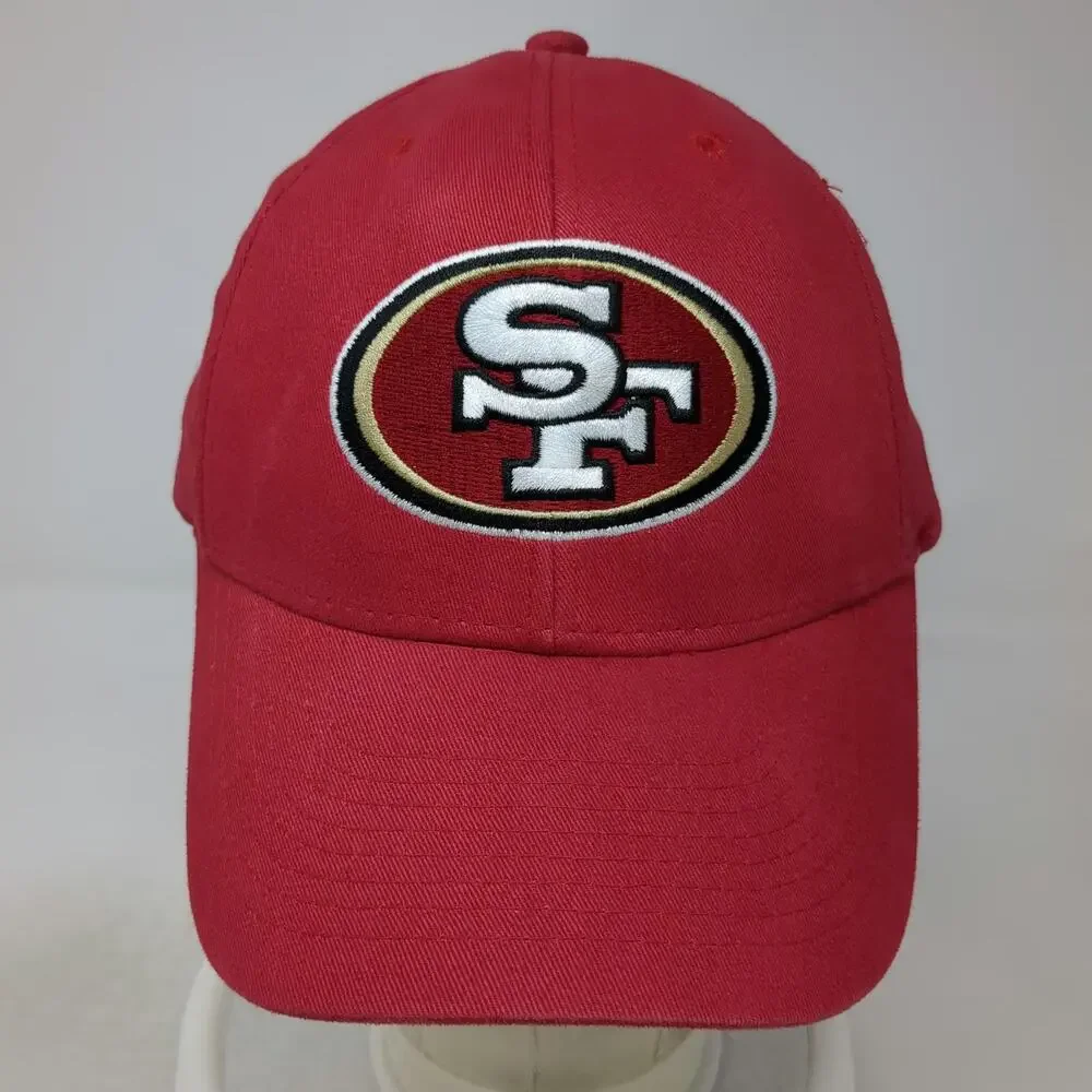 San Francisco 49ers NFL Fan Favorite Baseball Cap Hat Red One Size Strapback